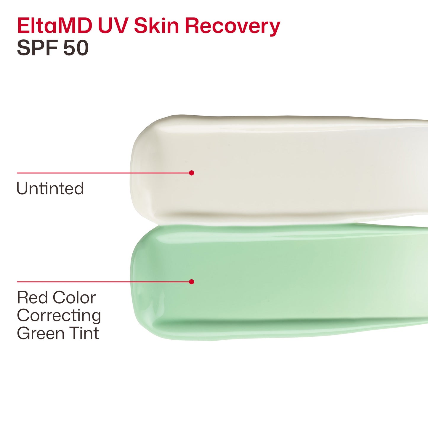 UV Skin Recovery Red Color Correcting Green Tint Broad Spectrum SPF 50