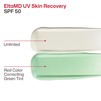 UV Skin Recovery Red Color Correcting Green Tint Broad Spectrum SPF 50