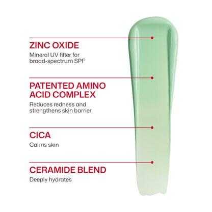 UV Skin Recovery Red Color Correcting Green Tint Broad Spectrum SPF 50
