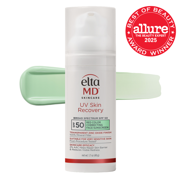 UV Skin Recovery Red Color Correcting Green Tint Broad Spectrum SPF 50